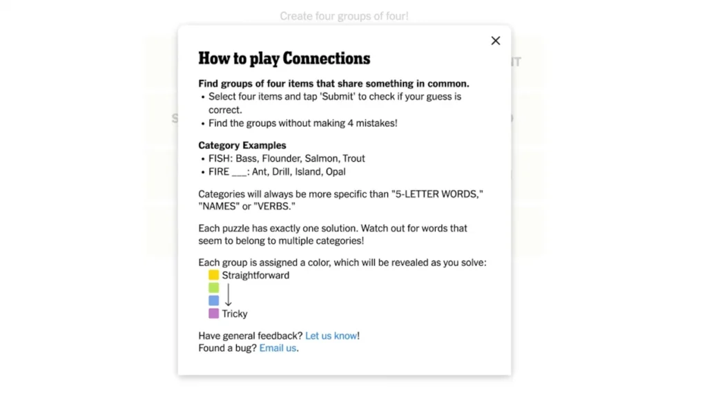 How To Play NYT Connections